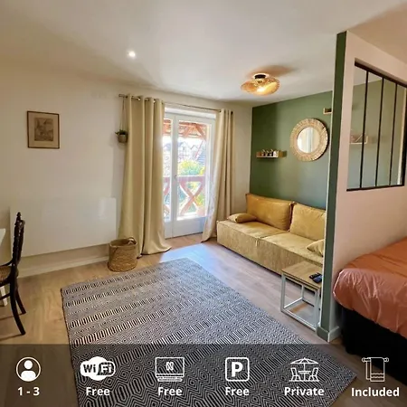 La Poulie - With Balcony And Free Privative Parking - Close To Colmar * Sainte-Croix-en-Plaine